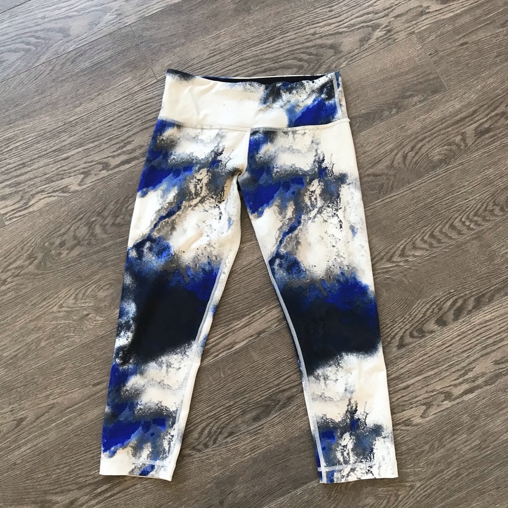 Lululemon Wunder Under Crop- Milky Way